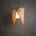 Butterfly Woven Cane Pendant Light - MOORAQ